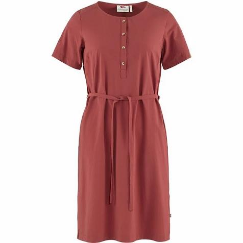 Fjällräven Women Övik Dresses Red PH172296 Philippines